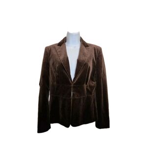 J. Crew Brown Velvet Blazer